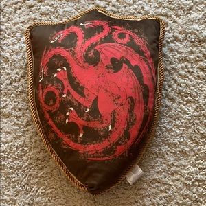 Game of Thrones Targaryen shield pillow